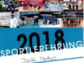 Ehrenurkunde von Daniel Markus von der TVA-Sportlerehrung 2018